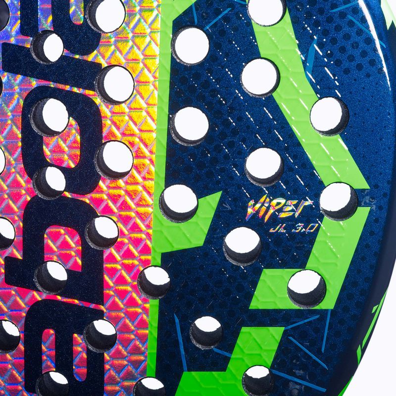 Padel racket Babolat Viper Juan Lebron 3.0 FW blue depths/green flash 5