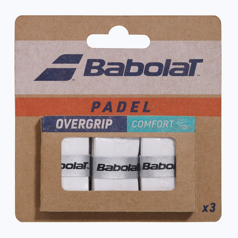 Padel wraps Babolat Comfort Padel 3 pack white 3