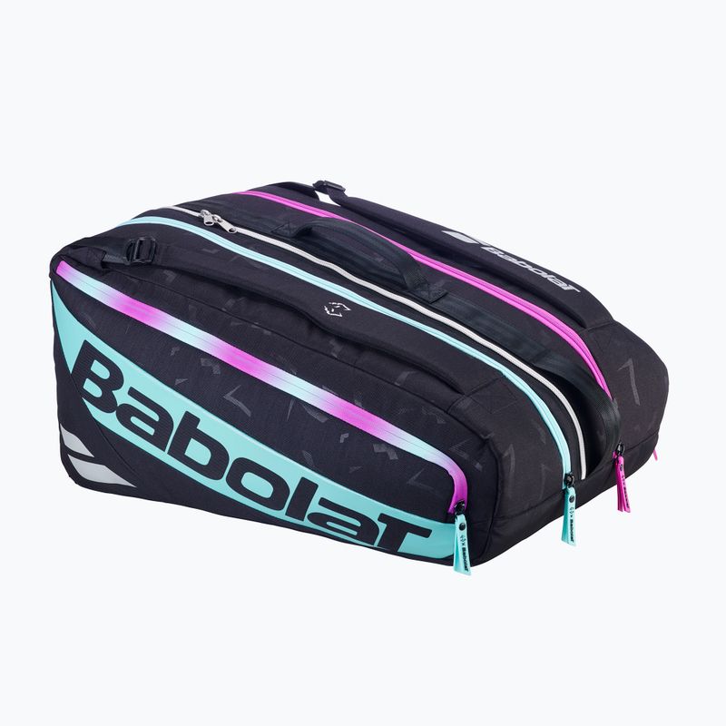 Padel bag Babolat RH Pro Padel Juan Lebron black/purple/light green