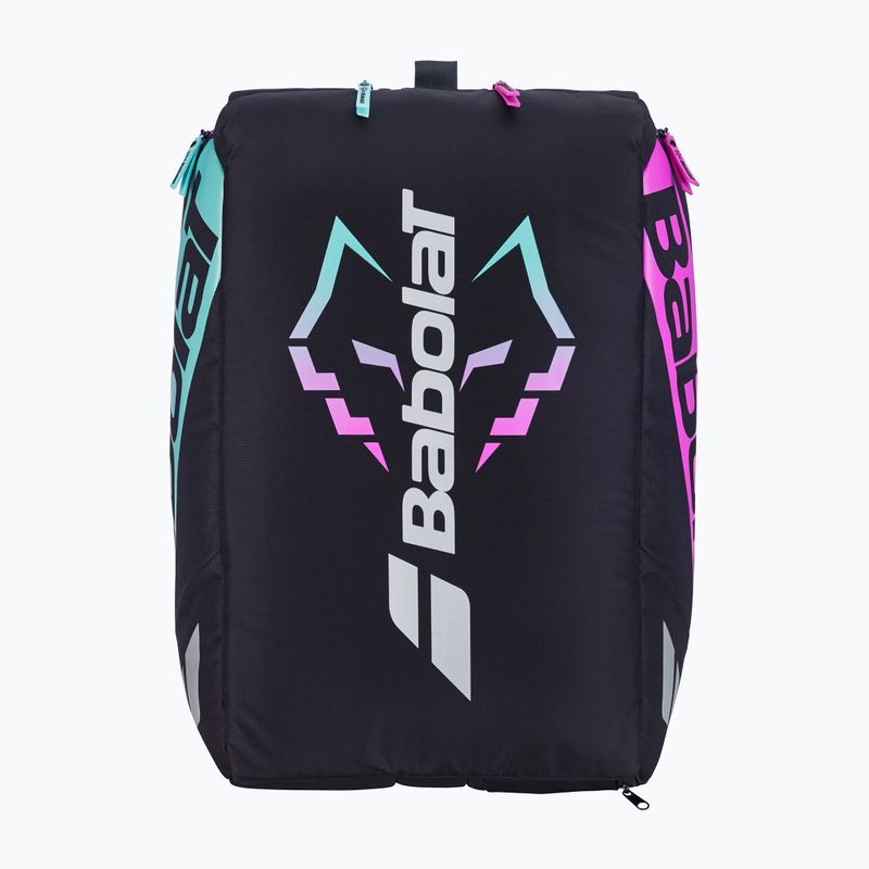 Padel bag Babolat RH Pro Padel Juan Lebron black/purple/light green 3
