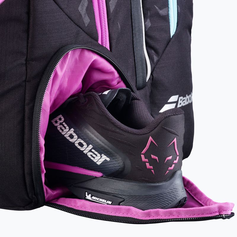 Padel bag Babolat RH Pro Padel Juan Lebron black/purple/light green 6