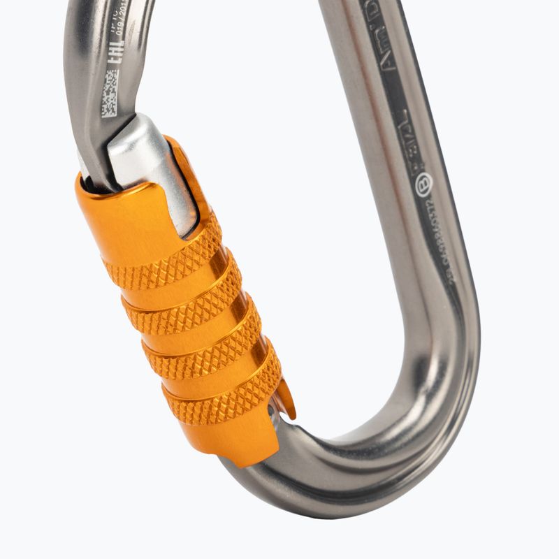 Climbing carabiner Petzl Am'D Triact-Lock TL silver 3
