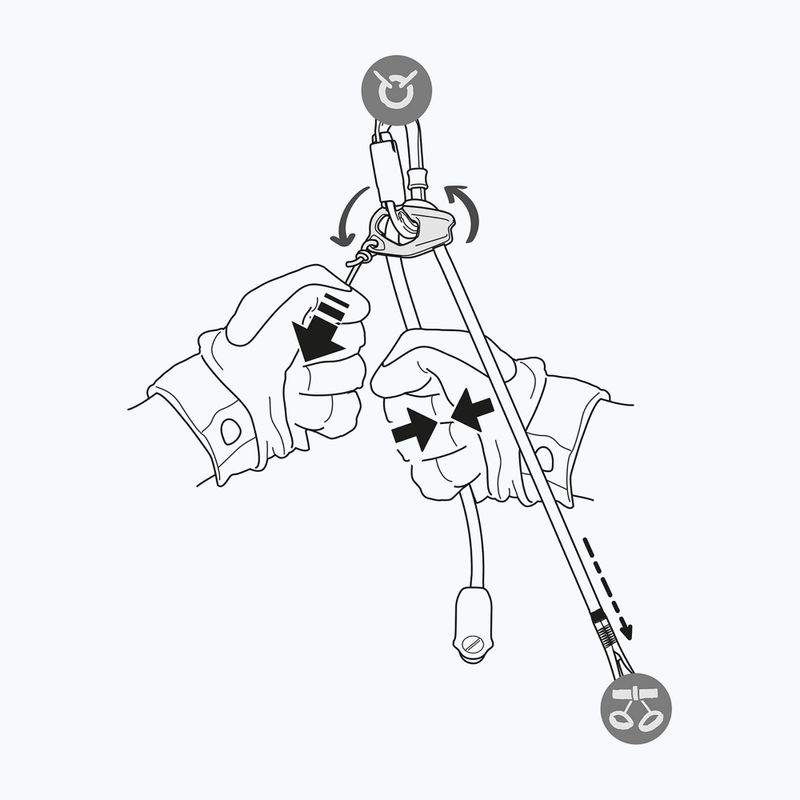 Cowstails Petzl Dual Canyon Guide orange 5