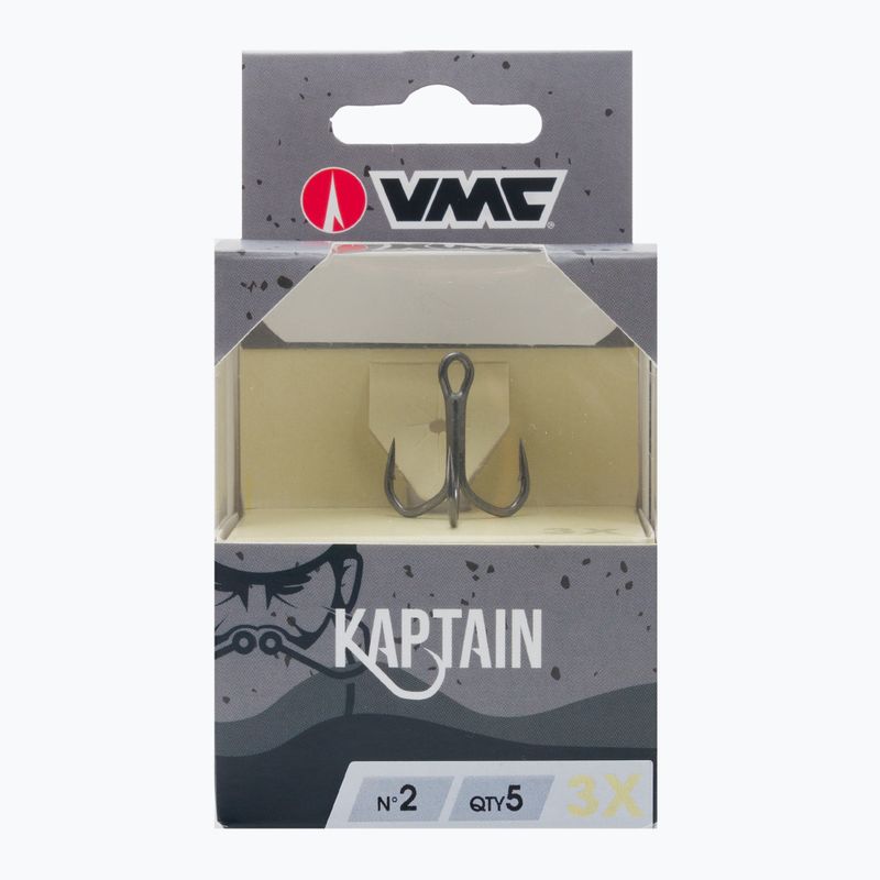 VMC Kaptain 3X fishing anchor 7557CT 5 pcs. Crystal AVM351242 3