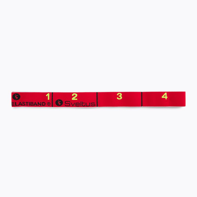 Sveltus Elastiband exercise rubber red 0006