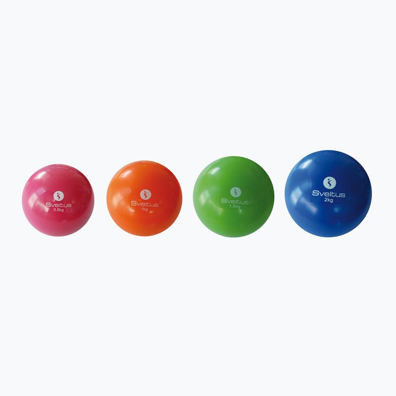 Sveltus Weighted 2 kg medicine ball blue 2