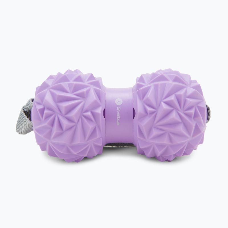 Massage ball with handles Sveltus Massage Duo purple 0475 2