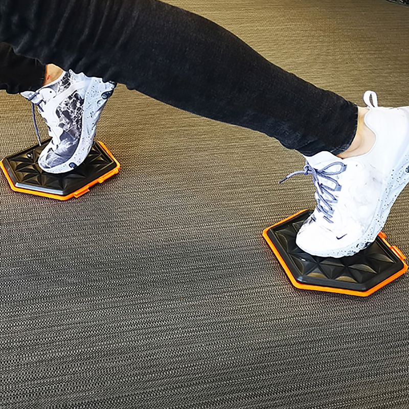 Workout sliding discs Sveltus Functional Slider Premium 2 pcs. black/orange 2