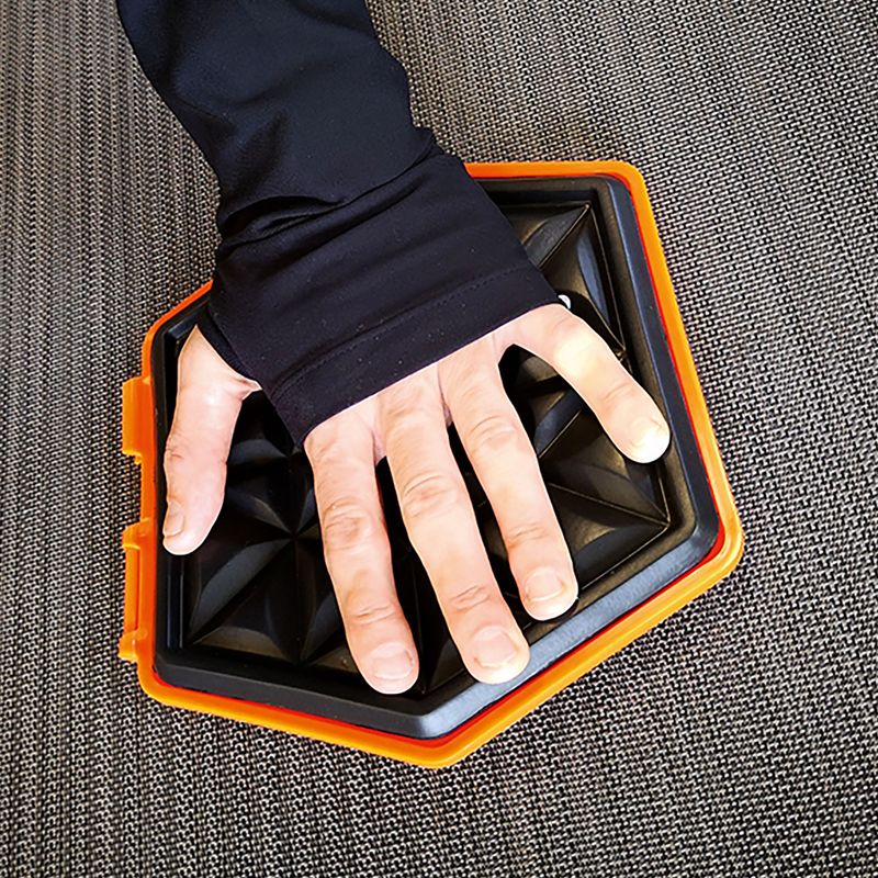 Workout sliding discs Sveltus Functional Slider Premium 2 pcs. black/orange 3