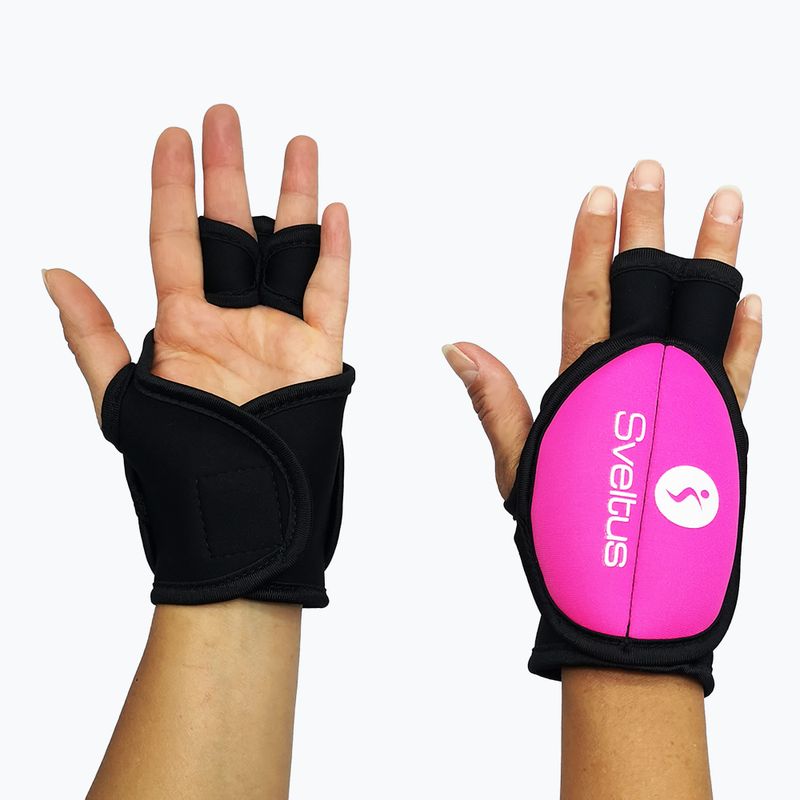 Sveltus Pilox black/pink wrist weights 5