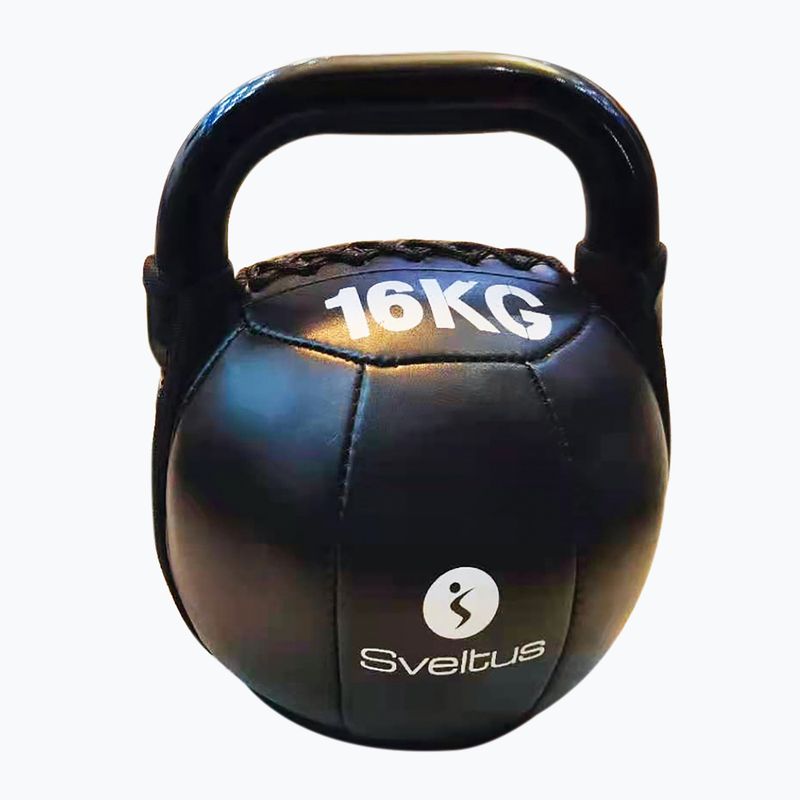 Kettlebell Sveltus Soft PU 16 kg black