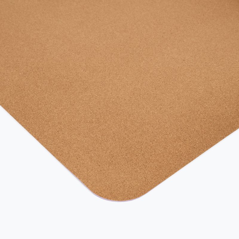 Exercise mat Sveltus Cork Yoga natural/ lilac 4