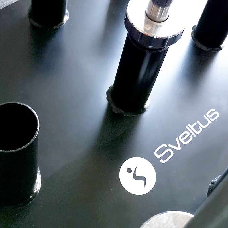 Olympic barbell rack Sveltus Rack For Olympic Bars black 2