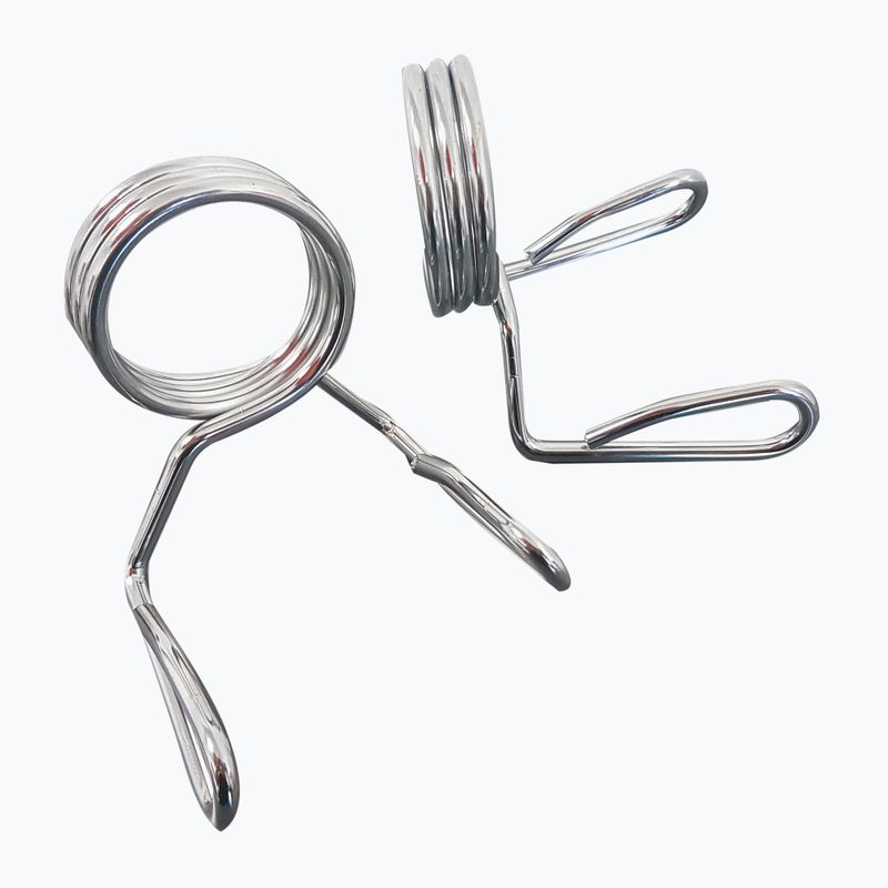 Straight bar Sveltus Training Bar + 2 Spring Collars 175 cm chrome 3