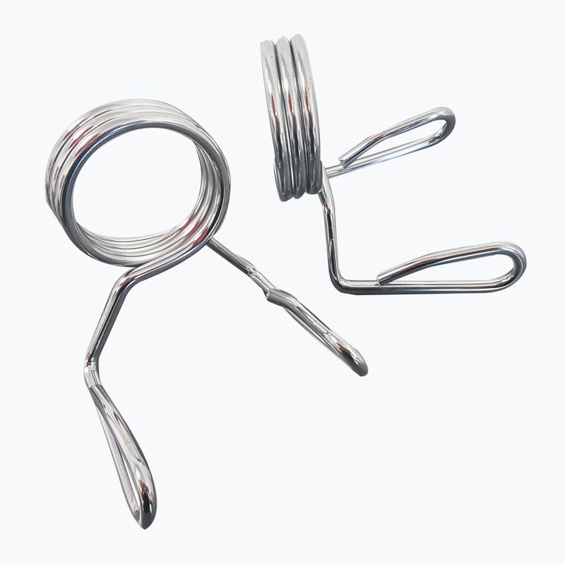 Straight bar Sveltus Training Bar + 2 Spring Collars 220 cm chrome 3