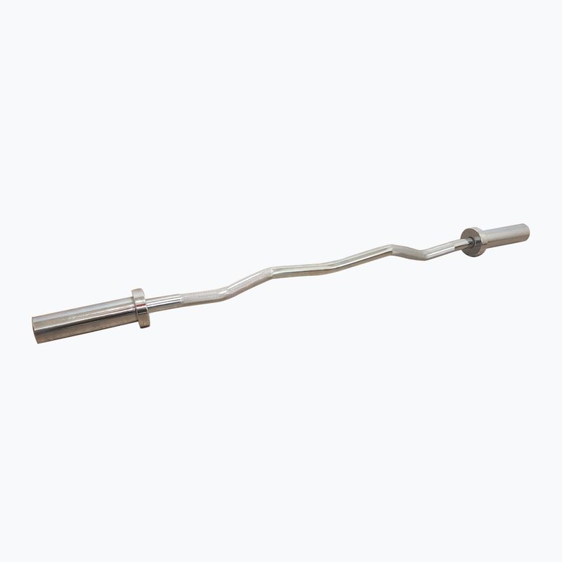 Curl bar Sveltus Ez Curl Bar + 2 Spring Collars chrome 2