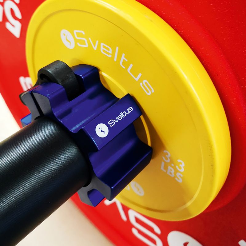 Barbell collars Sveltus Aluminium Stop Disc 2 pcs. blue 3