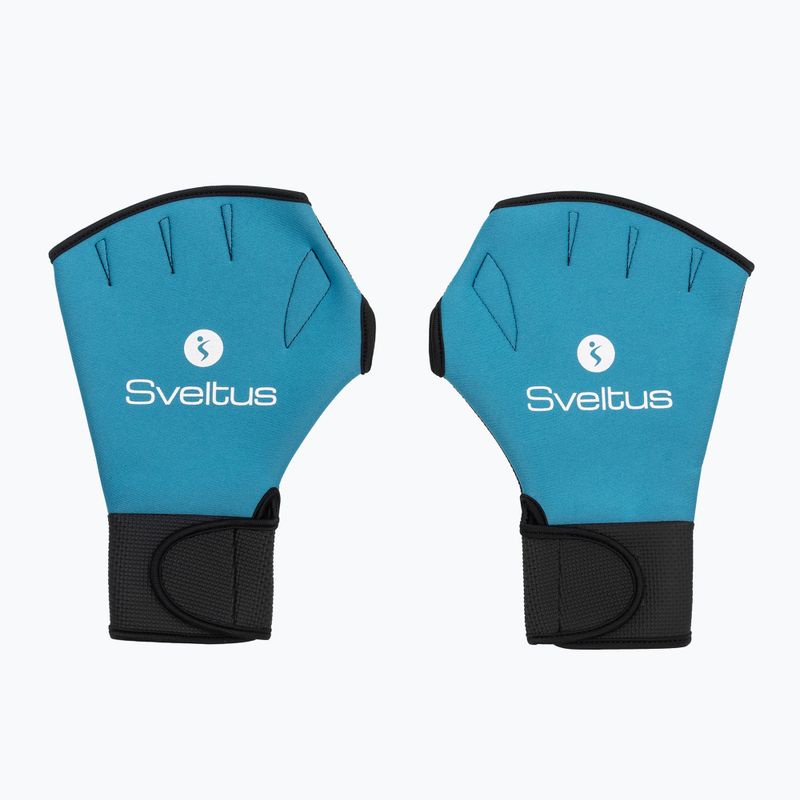 Sveltus aquafitness gloves 1840 aqua black/blue 2