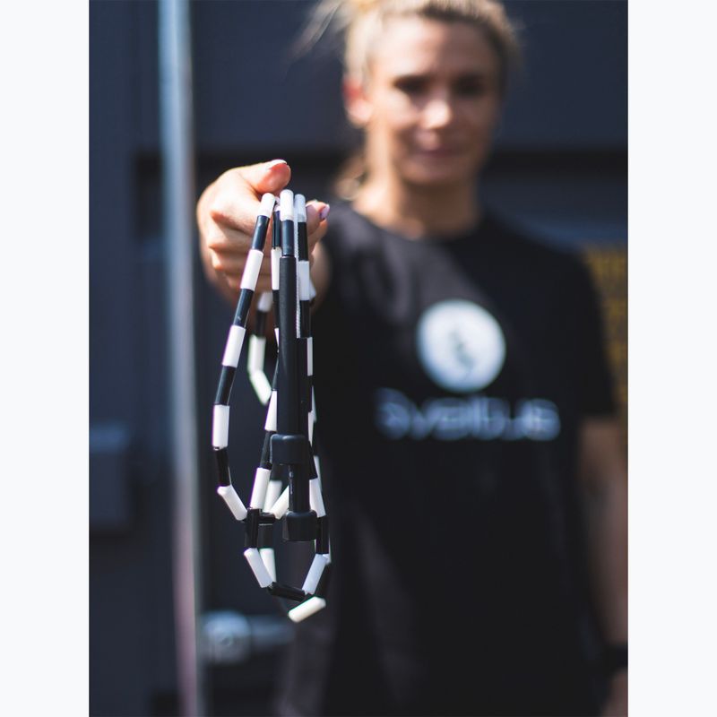 Sveltus Crossovers 213 cm black/white training skipping rope 2
