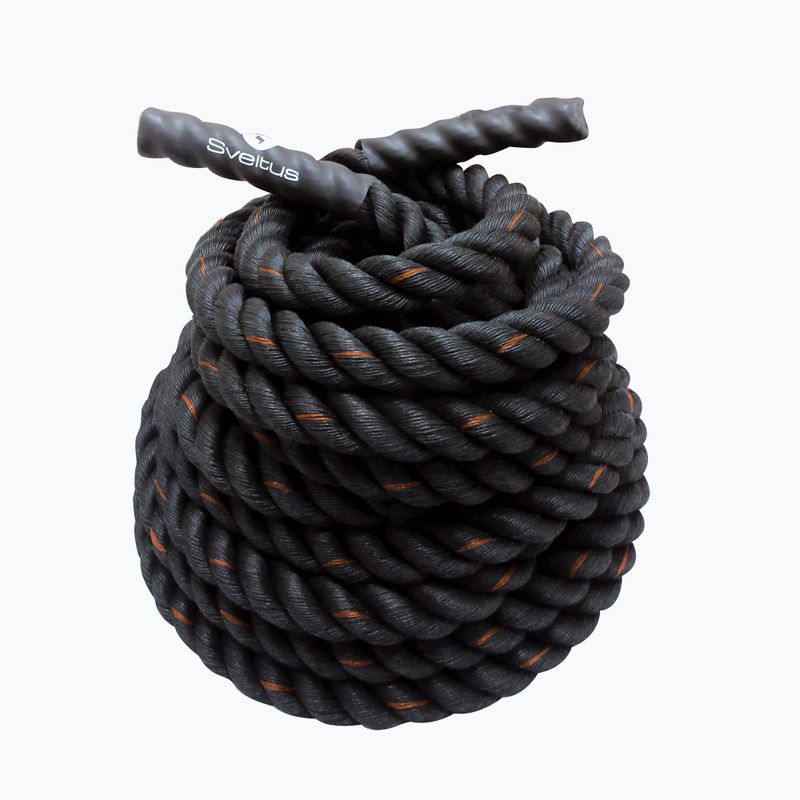 Sveltus Battle 38 mm training rope 1 m black
