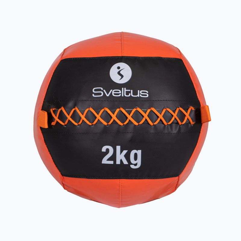 Sveltus Wall Ball 2 kg black/red