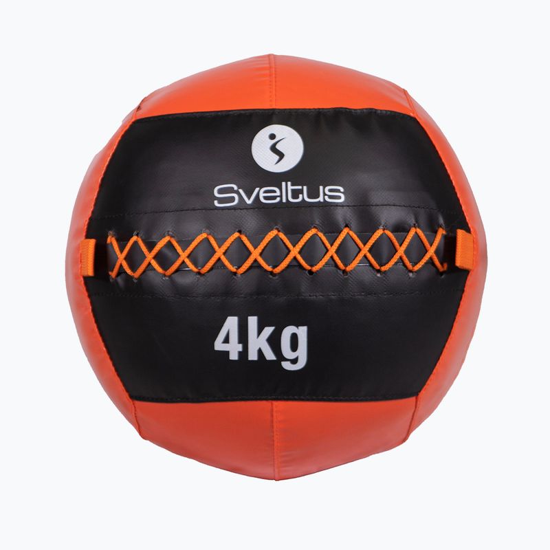 Sveltus Wall Ball 4 kg black/red