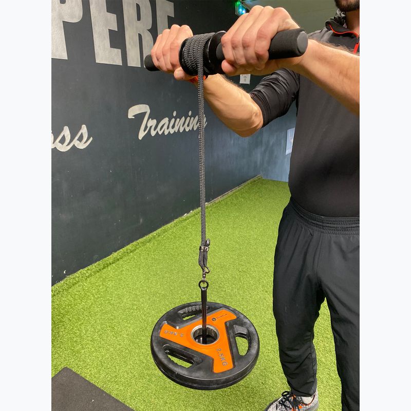 Wrist and forearm trainer Sveltus Wrist Roller black 3