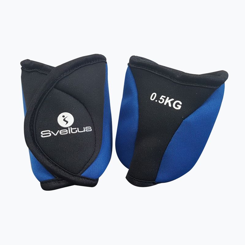 Sveltus ankle weights 0.5 kg 2 pcs. blue/black