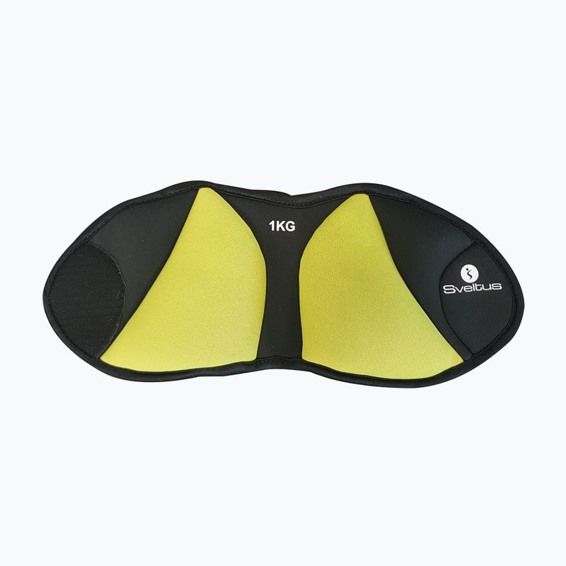 Sveltus ankle weights 1 kg 2 pcs. yellow/black 2