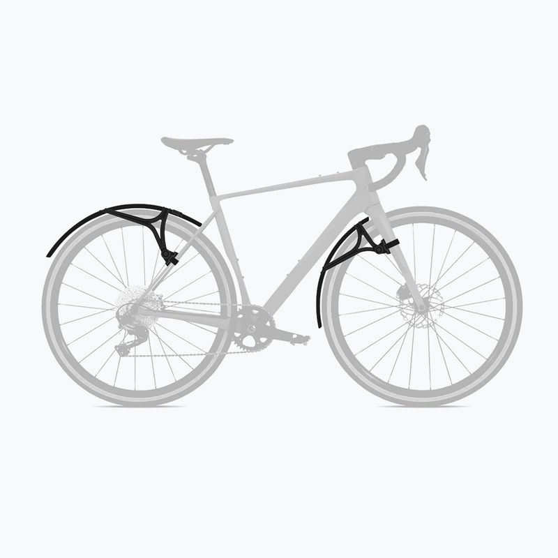 Bicycle mudguards Zefal Shield G50 set black 8
