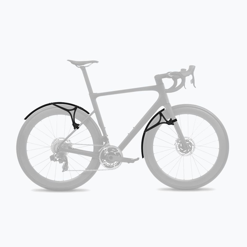 Bicycle mudguards Zefal Shield R35 set black 6
