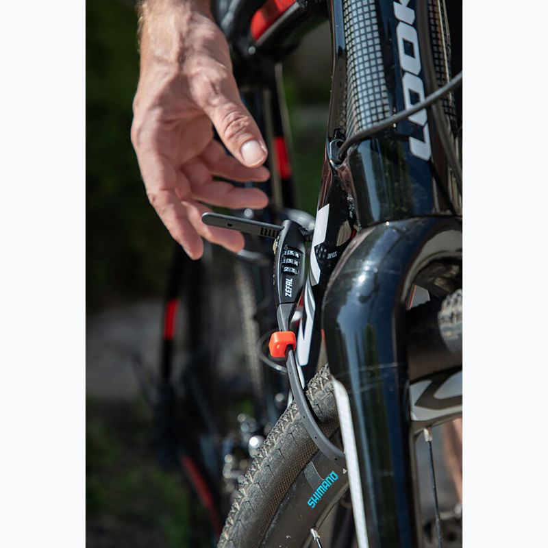 Bike lock Zefal K-Traz Zip3 700 XL Level 3 Zip Look black 4