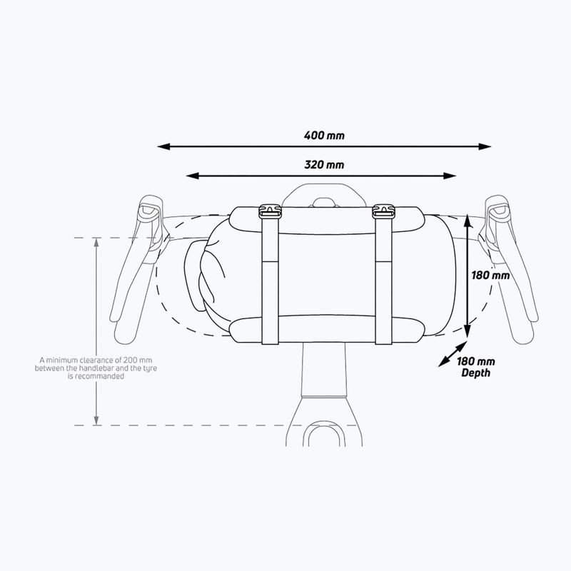 Zefal Bikepacking handlebar bag with Adventure F10 red ZF-7000 6