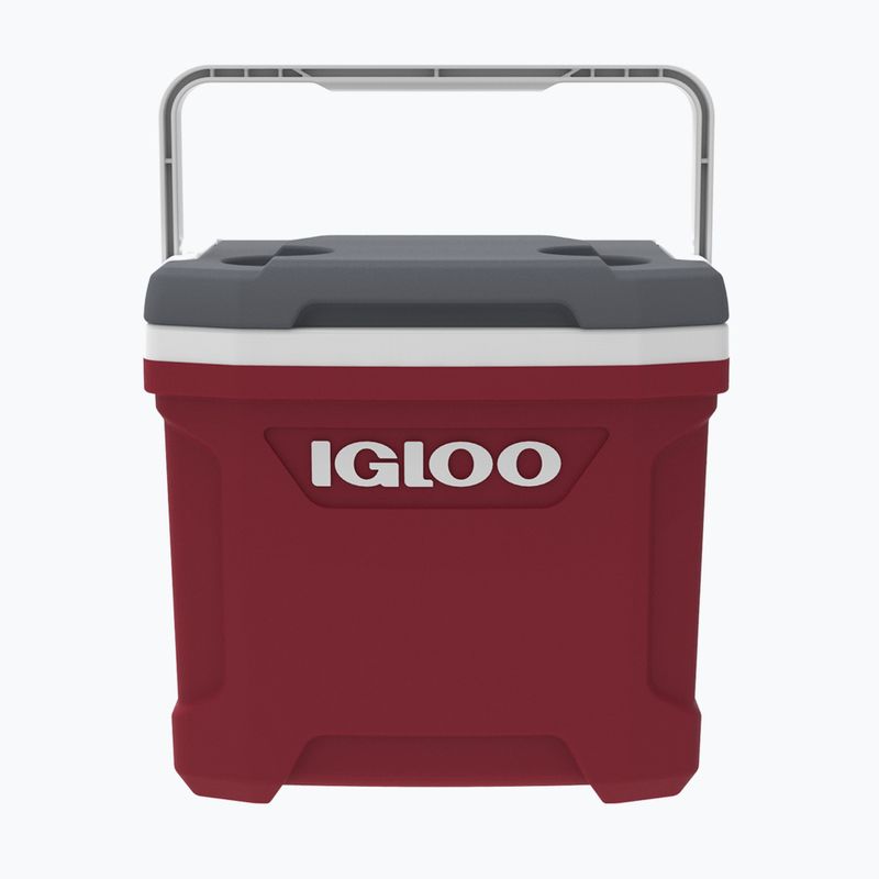 Igloo Latitude 16 industrial red/white/meteorite travel fridge