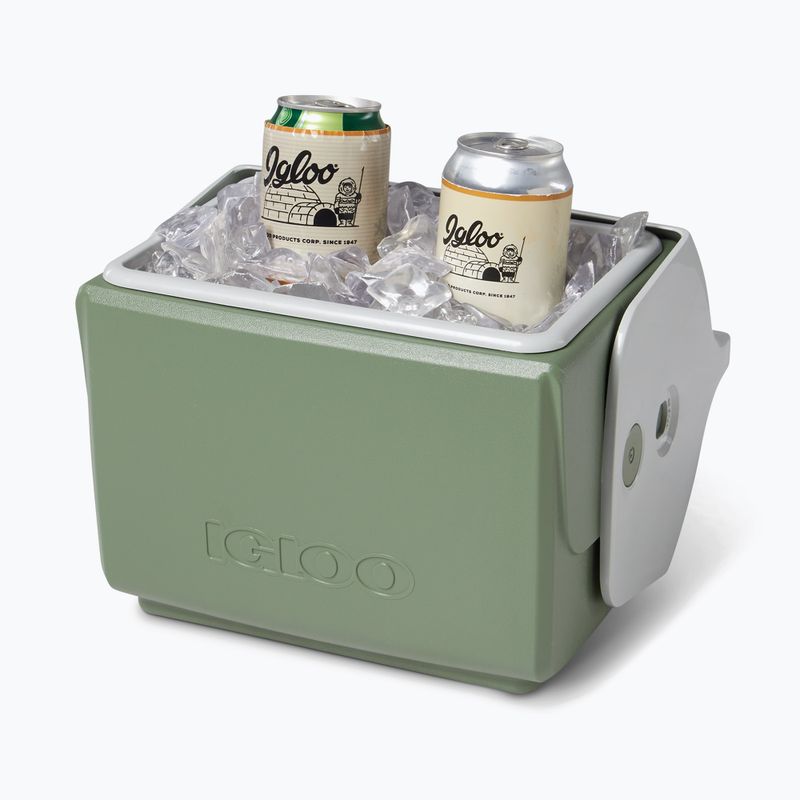 Igloo Ecocool Little Playmate Elite 6 l vintage green/eco gray travel fridge 7