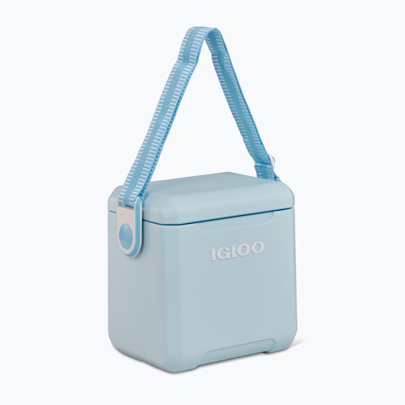 Igloo 11 Qt Tag-A-Long Too 10 litre travel fridge powder blue 8