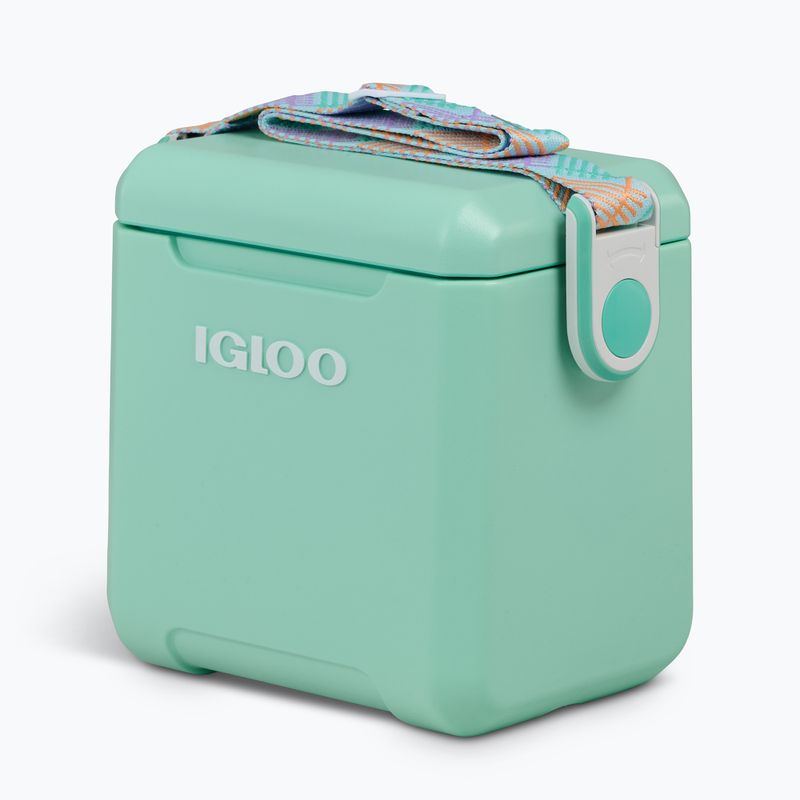 Igloo Tag-A-Long Too 10 l seafoam zig zag travel fridge 5