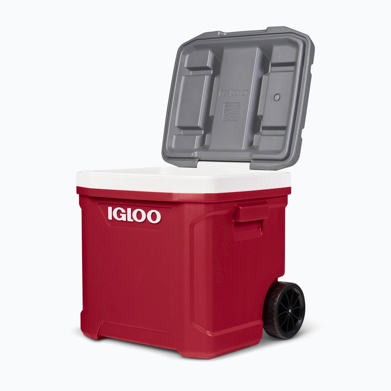 Igloo Latitude 60 Roller 56 l industrial red/ meteorite camping fridge 12