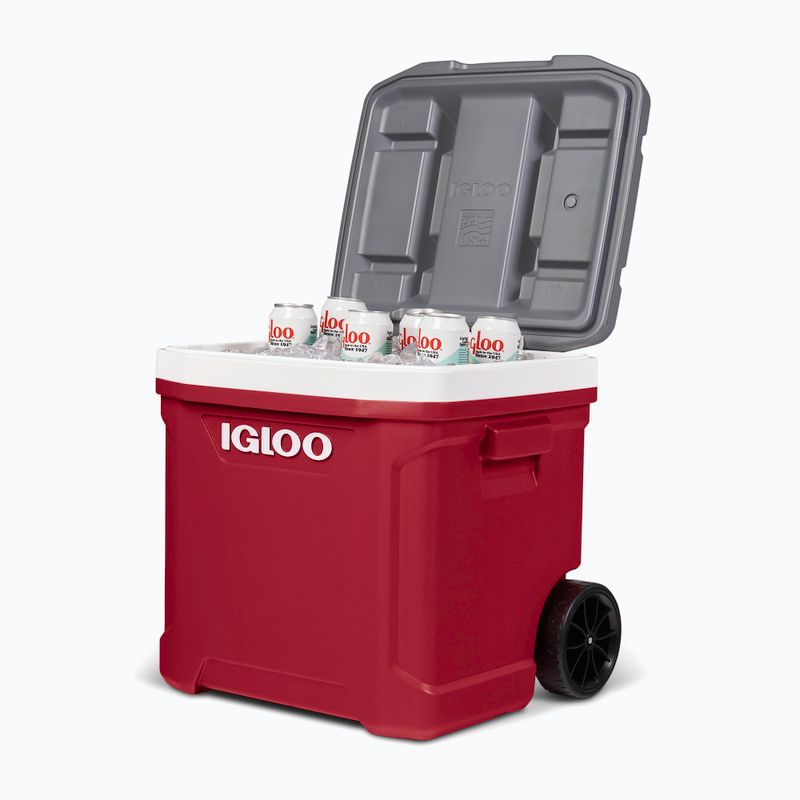 Igloo Latitude 60 Roller 56 l industrial red/ meteorite camping fridge 15