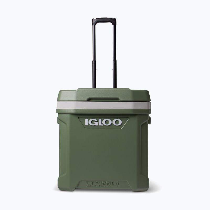 Igloo Ecocool Latitude 60 Qt Roller 56 l vintage green camping fridge 5