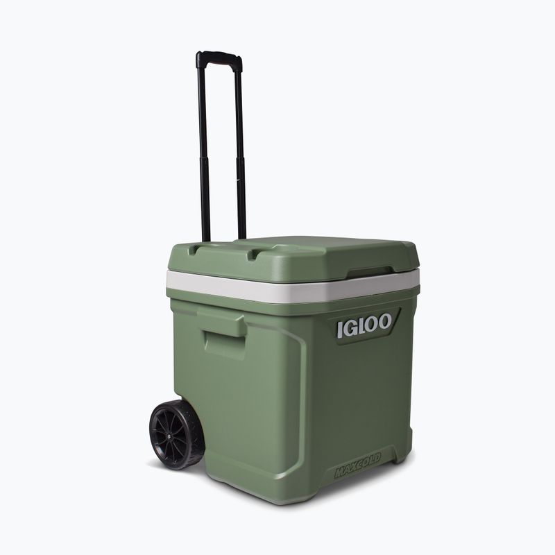 Igloo Ecocool Latitude 60 Qt Roller 56 l vintage green camping fridge 6