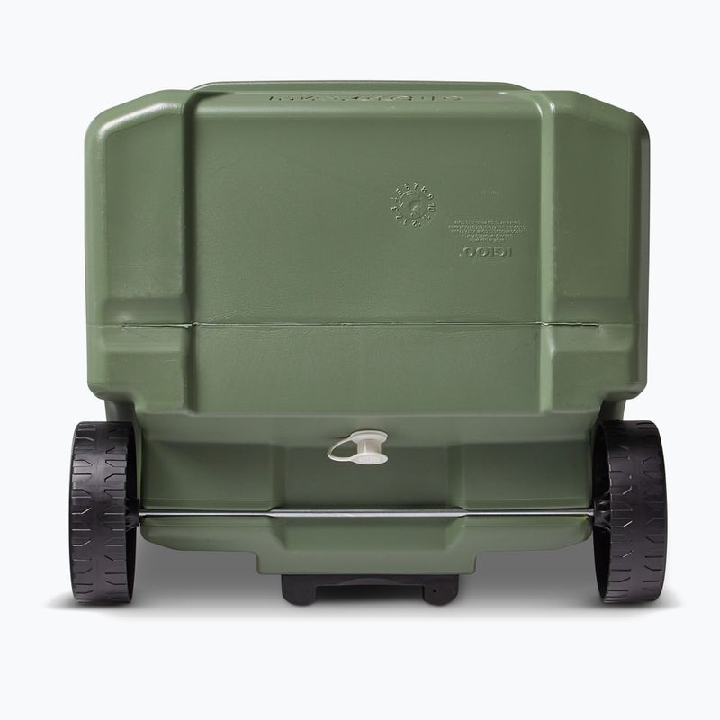 Igloo Ecocool Latitude 60 Qt Roller 56 l vintage green camping fridge 8