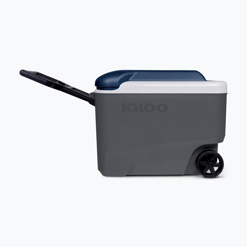 Igloo Maxcold 40 Qt Roller 38 l carbonite/ aegean sean camping fridge 7