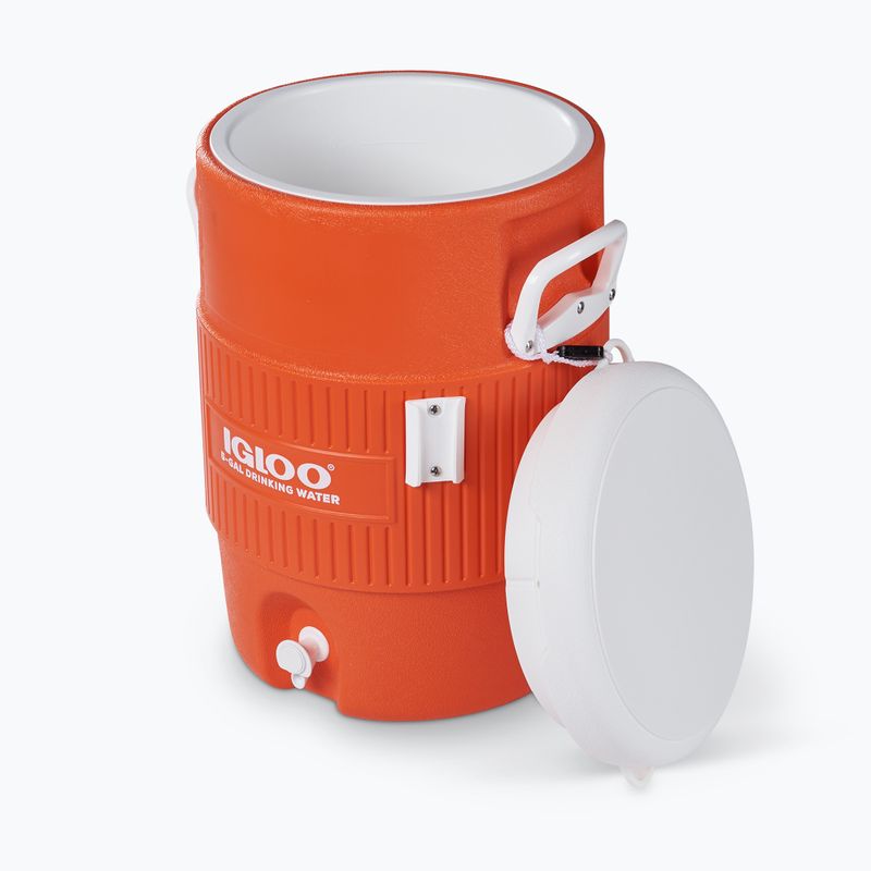 Igloo Seat Top 5 Gallon 19 l orange water tank 5