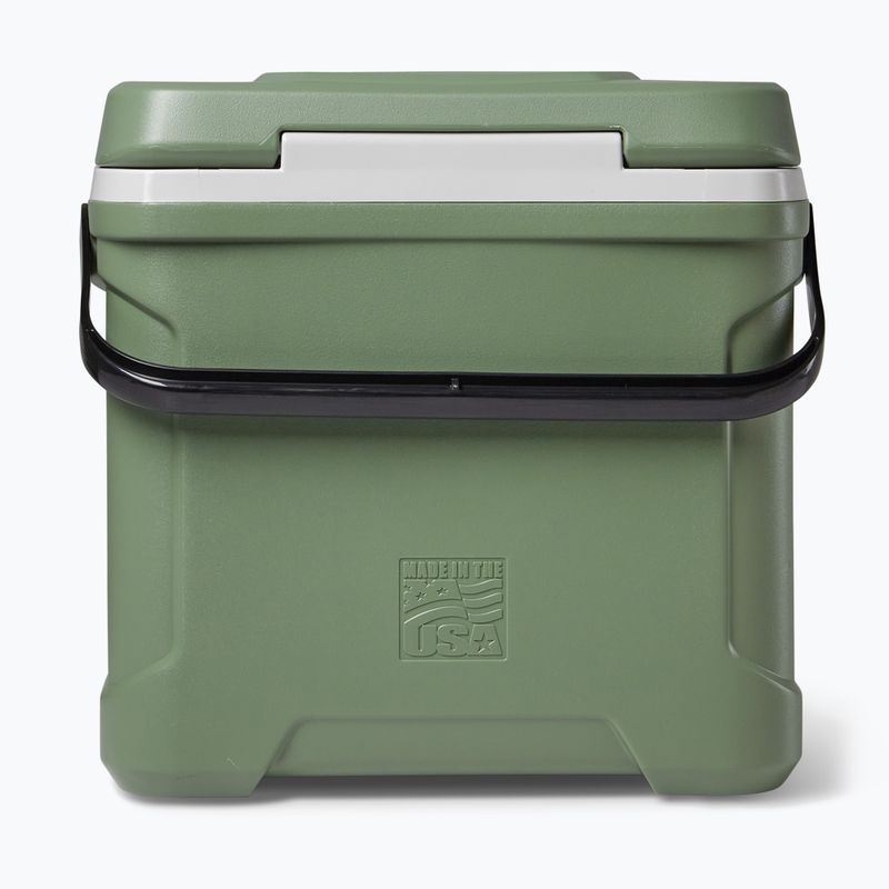 Igloo Ecocool Latitude 30 eco gray/vintage green/black travel fridge 2