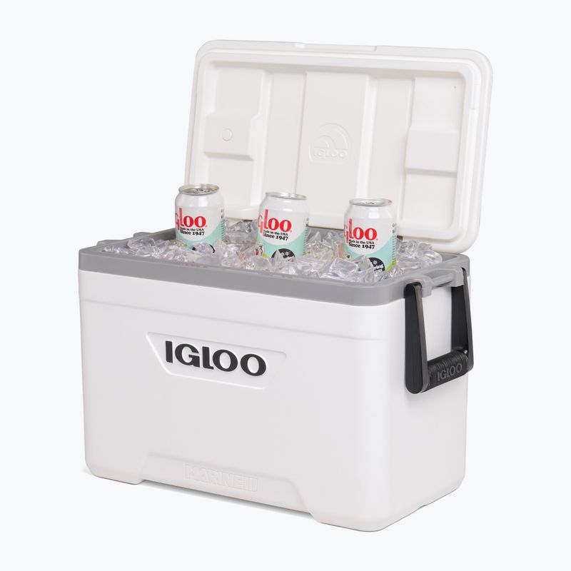 Igloo Marine 25 Qt 23 l white/ moonscape gray camping fridge 8