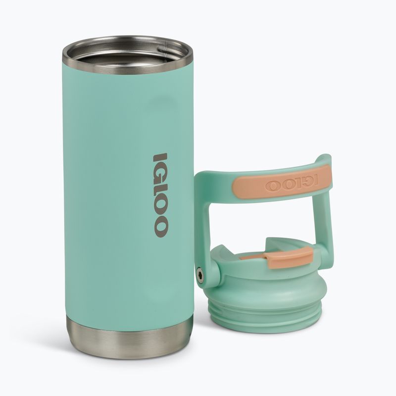 Igloo Tumbler Flip 'n' Sip 480 ml seafoam thermal mug 2