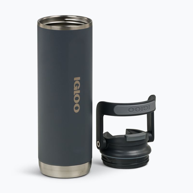 Igloo Tumbler Flip 'n' Sip 600ml carbonite thermal mug 2