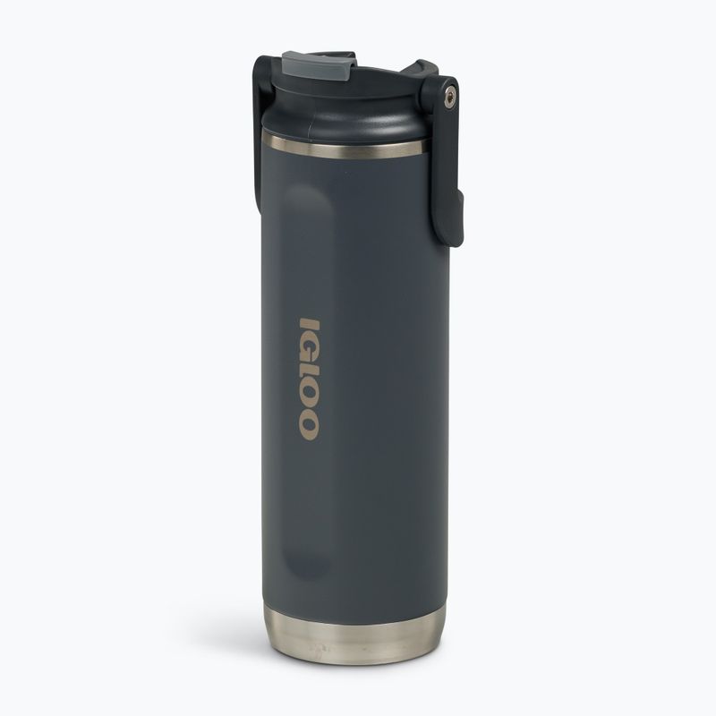 Igloo Tumbler Flip 'n' Sip 600ml carbonite thermal mug 4