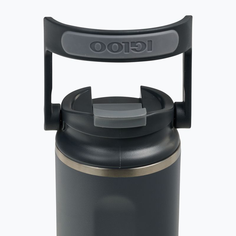 Igloo Tumbler Flip 'n' Sip 600ml carbonite thermal mug 5